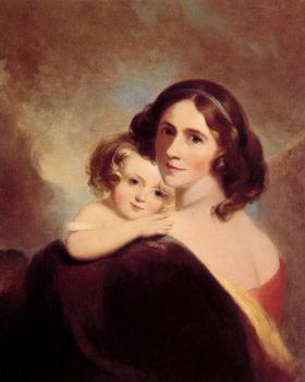 托馬斯 囌利 Mrs Fitzgerald and her Daughter Matilda